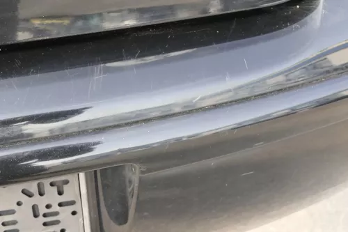 VW Polo 9N 9N3 Stoßstange Heckstoßstange hinten schwarz L041 uni black Spoiler (155951)