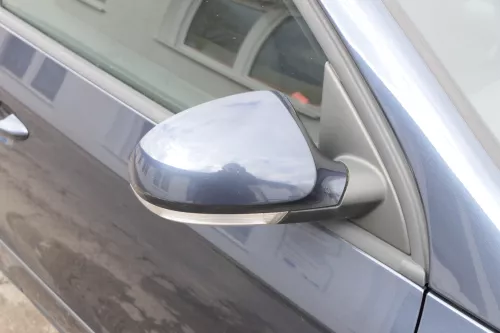 VW Passat 3C elektrischer Spiegel Außenspiegel rechts Blinke blau grau LC5F blue (155968)