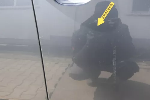 VW Touareg 7L Tür Beifahrertür vorne rechts grau LD7U - ohne Anbauteile (156015)