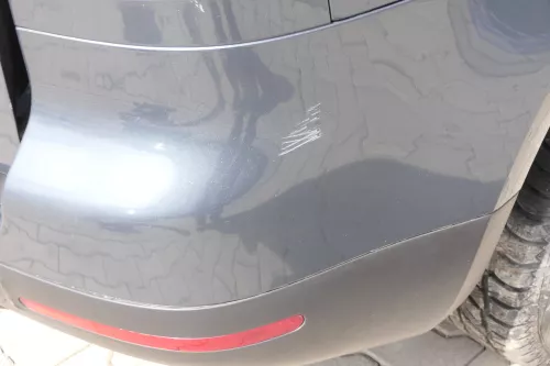 VW Touareg 7L Stoßstange hinten Heckstoßstange Stoßfänger grau LD7U Spoiler (156017)