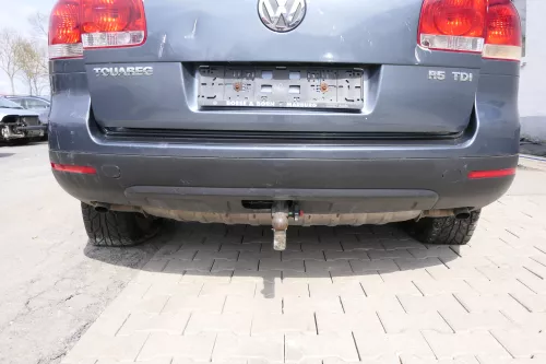 VW Touareg 7L Stoßstange hinten Heckstoßstange Stoßfänger grau LD7U Spoiler (156017)