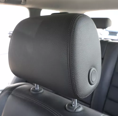 VW Touareg 7L Kopfstütze Sitz Sitze vorne links anthrazit Leder 7L6881901AB NVP (156030)