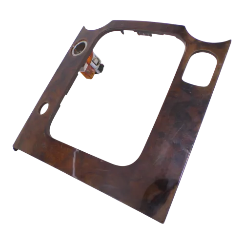 VW Touareg 7L Aschenbecher Mitteltunnel Tunnel Holz Dekor Wurzelnuss Abdeckung T (156036)