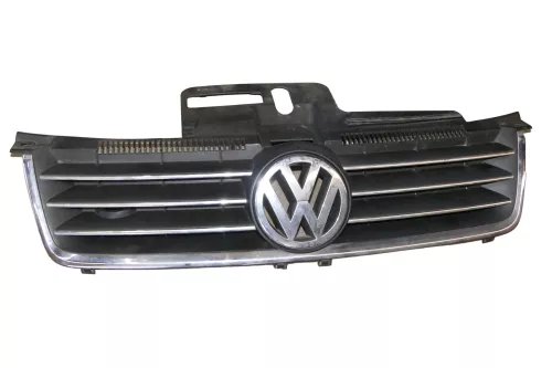 VW Polo 9N Grill Kühlergrill VW Zeichen Logo 6Q0853651D 6Q0 853 651 D Chrom (156068)