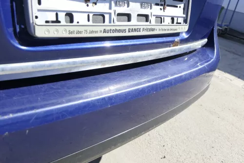 VW Passat 3C Kombi Stoßstange hinten Heckstoßstange Stoßfänger blau LC5E (156249)