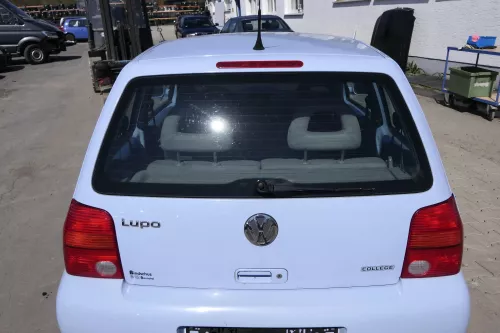 VW Lupo 6X Heckklappe Klappe Kofferraumklappe Scheibe grau blau LR5D ohne Anbaut
