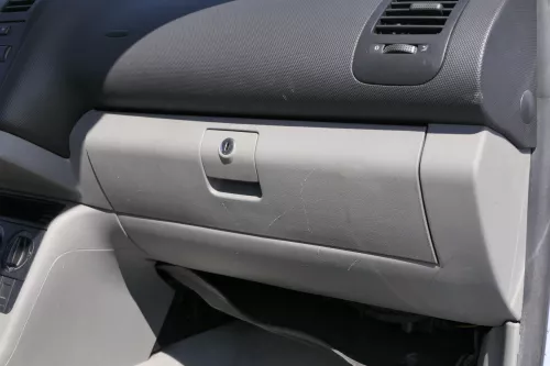 VW Lupo Seat Arosa Handschuhfach Fach Griff Klappe grau 6E1857101 (156311)