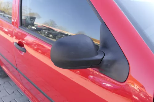 VW Golf 4 Bora manueller Spiegel vorne rechts Außenspiegel schwarz matt Glas (156317)