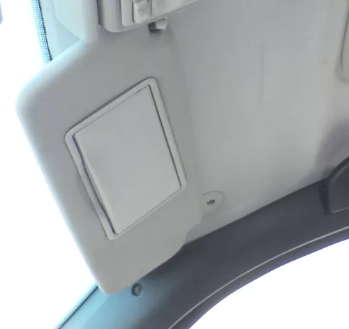 VW Passat 3B 3A 35i Sonnenblende rechts grau beleuchtet grau (156531)