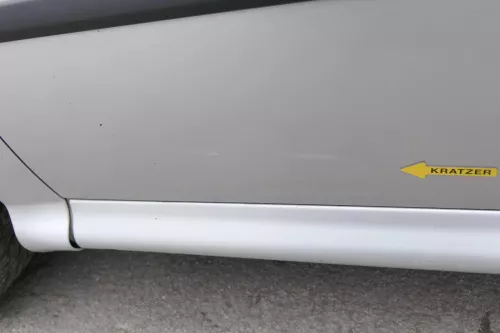 Skoda Octavia 1U Kombi + Limo Tür vorne links Fahrertür silber grau LF7T 9102 (156583)