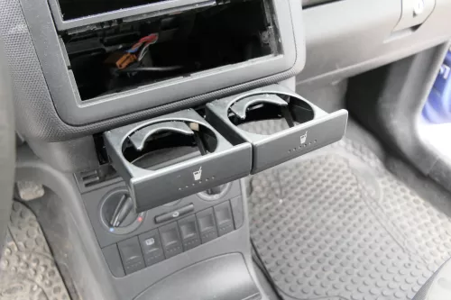 Seat Arosa VW Lupo Becherhalter Dosenhalter unten geschraubt schwarz 2 (156894)