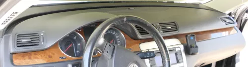 VW Passat 3C Mittelkonsole Verkleidung Abdeckung Tacho Dekor nur Holz Nuss (157026)