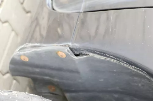 VW Lupo 6X Kotflügel vorne rechts schwarz L041 uni black (157174)