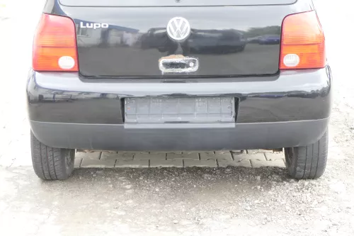 VW Lupo Stoßstange hinten Heckstoßstange Stoßfänger schwarz L041 (157176)