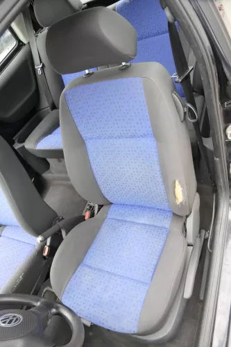 Seat Arosa Lupo Sitz vorne links Fahrersitz Höhenverstellung dunkel blau (157180)