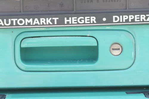 Polo 6N Golf 4 6N2 Lupo Griff Heckkklappe Heckklappengriff grün LD6D Öffner
