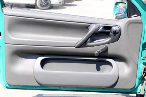 VW Polo 6N Türverkleidung Verkleidung Tür vorne links 2/3-Türer grau (157303)