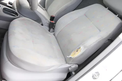 VW Caddy 3 2k Sitz Fahrersitz vorne links Fahrer (ohne die Kopfstütze) (157689)