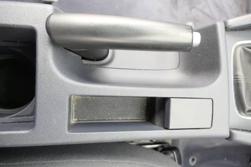 Audi A3 8P Handbremse Feststellbremse schwarz Leder Griff 8P0711303C schwarz (157886)