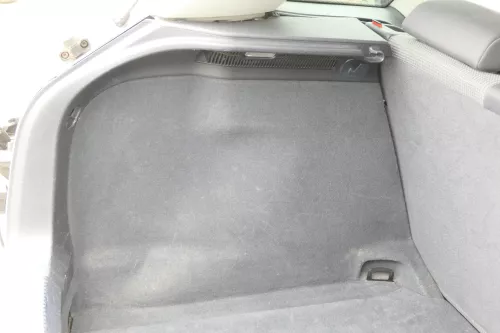 Audi A3 8P Abdeckung Verkleidung Kofferraum hinten links Seite 8P4863879K blau (157889)