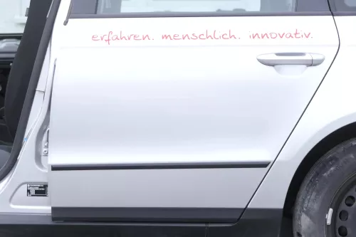 VW Passat 3C Kombi Variant Tür hinten links silber LA7W  -OHNE Anbauteile (158173)