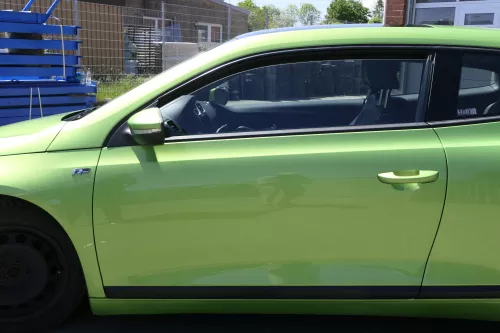 VW Scirocco 3 Tür vorne links Fahrertür grün LR6T - ohne Anbauteile (158192)
