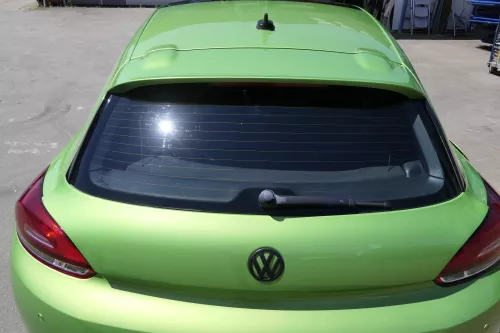 VW Scirocco 3 Heckklappe Klappe Scheibe grün LR6T Spoiler  (158200)