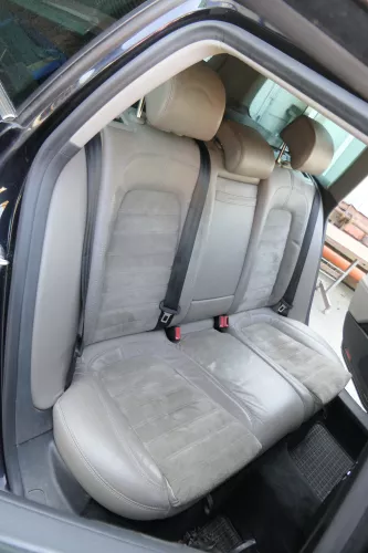 VW Passat 3C Kombi Sitz Rückbank Rücksitzbank Sitze Leder Lehne latte macchiato (158283)