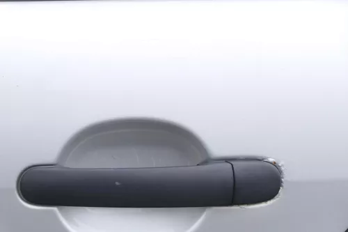 Skoda Fabia 6Y Combi Variant Kombi Tür hinten links grau silber LF7T -ohne Anbau (158341)