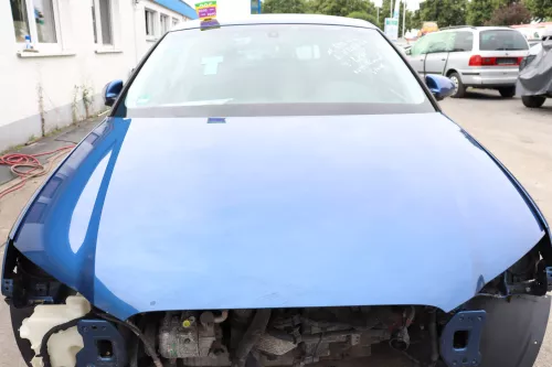 Audi A3 8P 4/5-Türer Motorhaube Haube Klappe vorn vorne blau LZ5C Sportback d (158484)