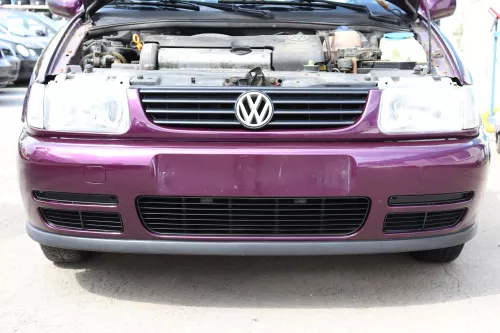 VW Polo 6N Stoßstange vorne breite Styling XXL Frontstoßstange lila LC4U 