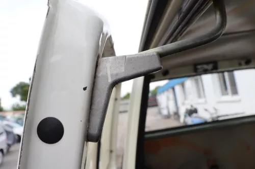 VW T4 Transporter Tür rechts Schiebetür mit Scheibe weiß Multivan Caravelle L902 (158850)