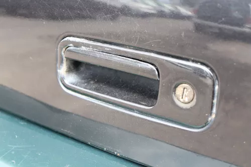 Polo 6N Golf 4 6N2 Lupo Griff Heckkklappe Heckklappengriff schwarz LC9Z Öffner d (158918)