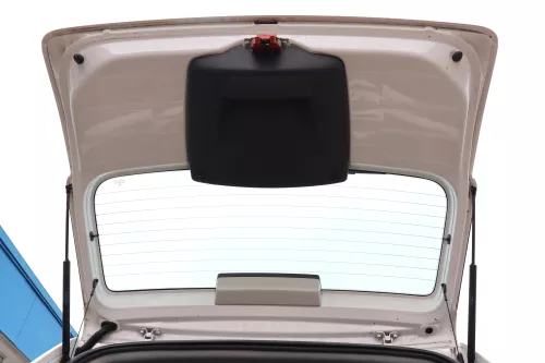 VW Fox 5Z Heckklappe Kofferraumklappe Klappe hinten + Scheibe weiß LB9A ohneAnba (159027)