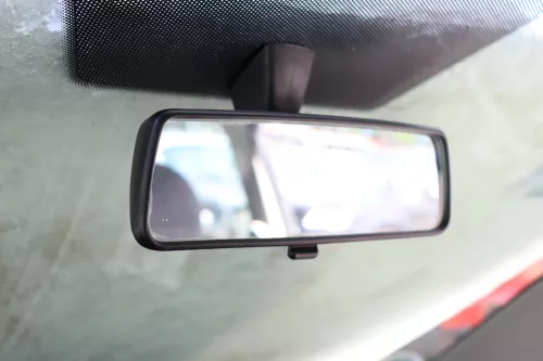 VW Fox 5Z Spiegel Innen Innenspiegel Rückspiegel schwarz 5Z0857511C 1S UP Mii