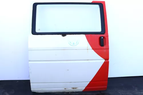 VW T4 Transporter Tür rechts Schiebetür Scheibe weiß Multivan Caravelle -Mängel (159064)