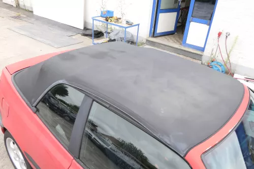 VW Golf 3 & 4 1E Cabrio Dach Scheibe Verdeck schwarz elektrisch (159367)