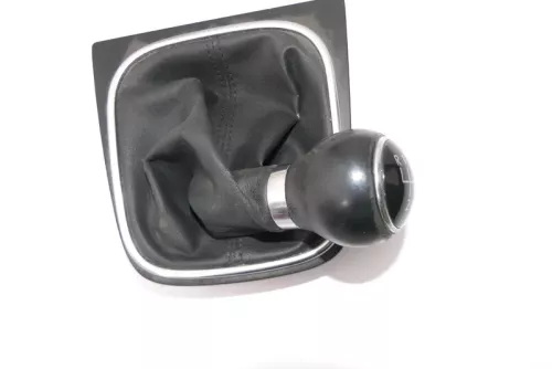 Golf 5 Schaltknauf Schaltsack Schaltung Schaltknüppel Leder 6-Gang 1K0711113CG (159416)