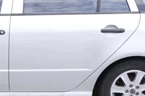 Fabia 6Y Combi Variant Kombi Tür hinten links grau silber LF7T ohne Anbauteile (159447)