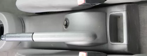 Audi A2 8Z Mitteltunnel hinten Verkleidung um Handbremse Konsole - swing grau (159562)