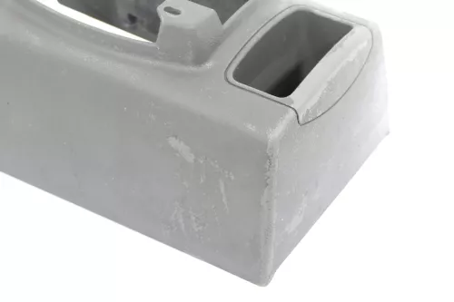 Audi A2 8Z Mitteltunnel hinten Verkleidung um Handbremse Konsole - swing grau (159562)