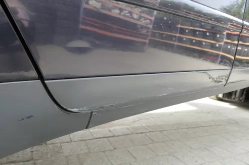 Audi A4 B6 8E Türblatt Tür hinten rechts blau LZ5L Kombi Avant + Rahmen (159621)
