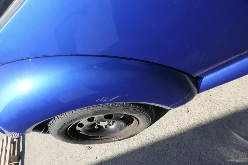VW New Beetle 9C Kotflügel hinten rechts blau LA5W 1C0821302H (159681)