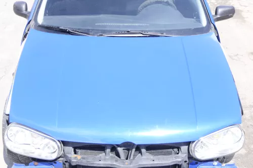 VW Golf 4 Motorhaube Haube Klappe vorne blau LW5Z jazzblue 123701 (159929)