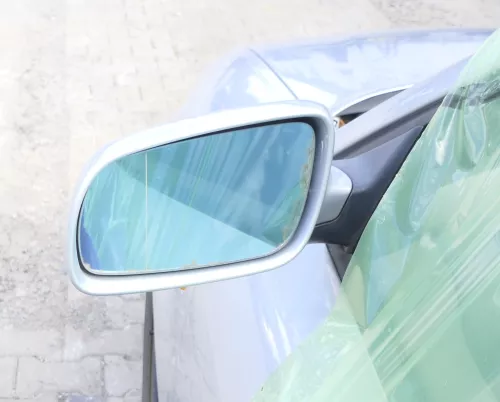 Audi A3 8L elektrischer Spiegel Außenspiegel links mit Glas silber grau LY7M (160011)
