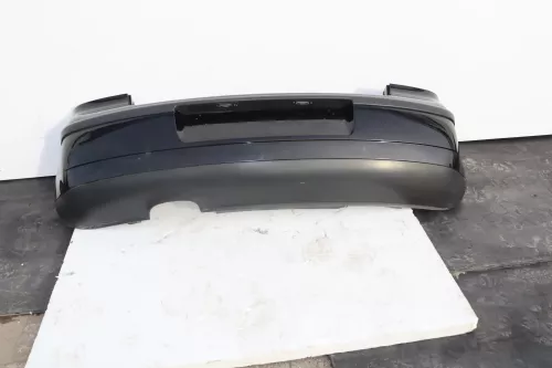 VW Polo 9N 9N3  Limousine Stoßstange hinten Heckstoßstange Stoßfänger schwarz (160095)