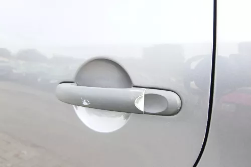 VW Touran 1T 1T3 Tür hinten links grau LD7X Cross (160105)