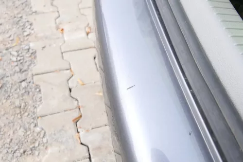 VW Touran 1T Stoßstange hinten Heckstoßstange Stoßfänger grau LD7X grey (160106)