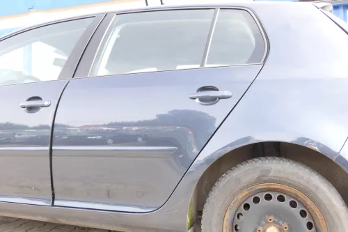 VW Golf 5 V 1K Tür Türrahmen hinten links 4/5-Türer LC5F blau grau -ohneAnbautei (160128)