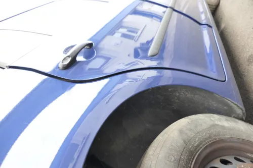 VW Touran 1T3 1T Tür hinten rechts Beifahrerseite blau LL5M - ohne Anbauteile (160219)